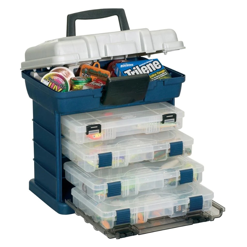 PLANO 4-By Rack System Blue/Silver 3600