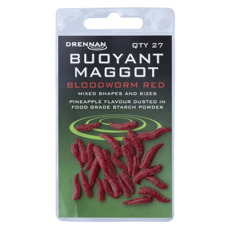 DRENNAN Buoyant Maggots Bloodworm Red