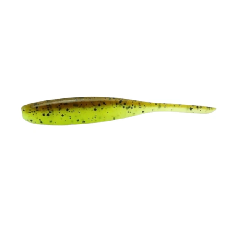 KEITECH Shad Impact 12,5cm Green Pumpkin / Chartreuse