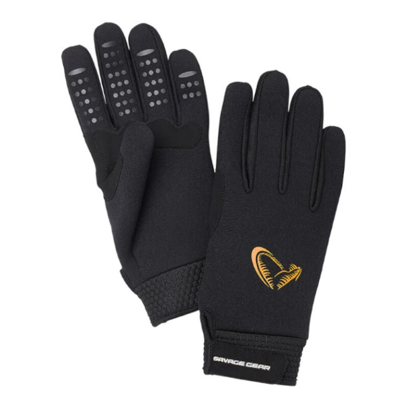 SAVAGE GEAR Neoprene Stretch Glove Black M