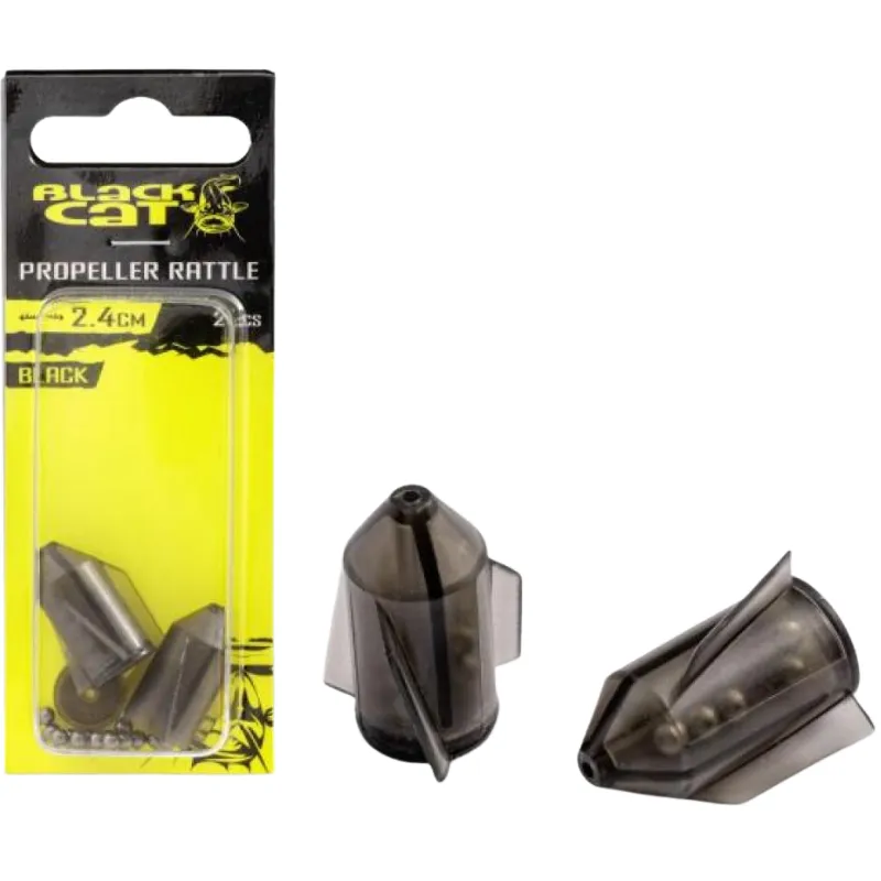BLACK CAT Propeller Rattles Black 3,0cm