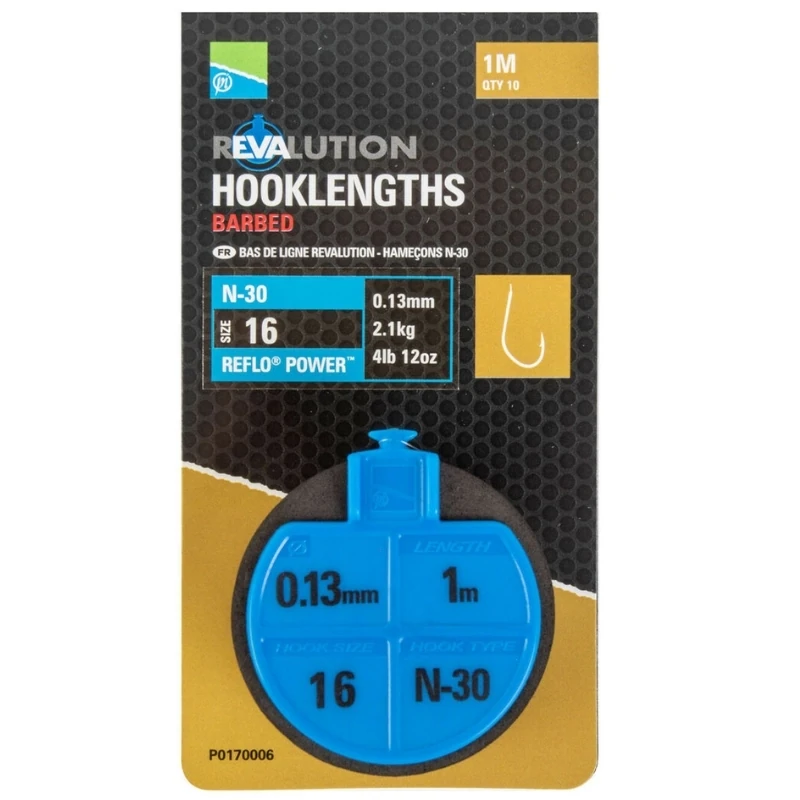 PRESTON Revaluation Hooklengths N30