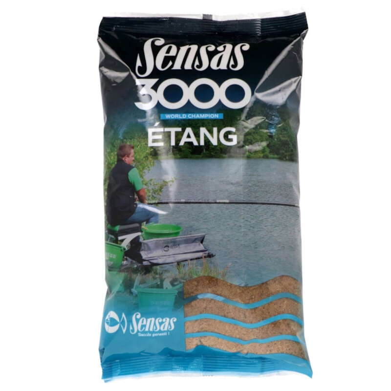 SENSAS 3000 Groundbait Etang Lake 1Kg