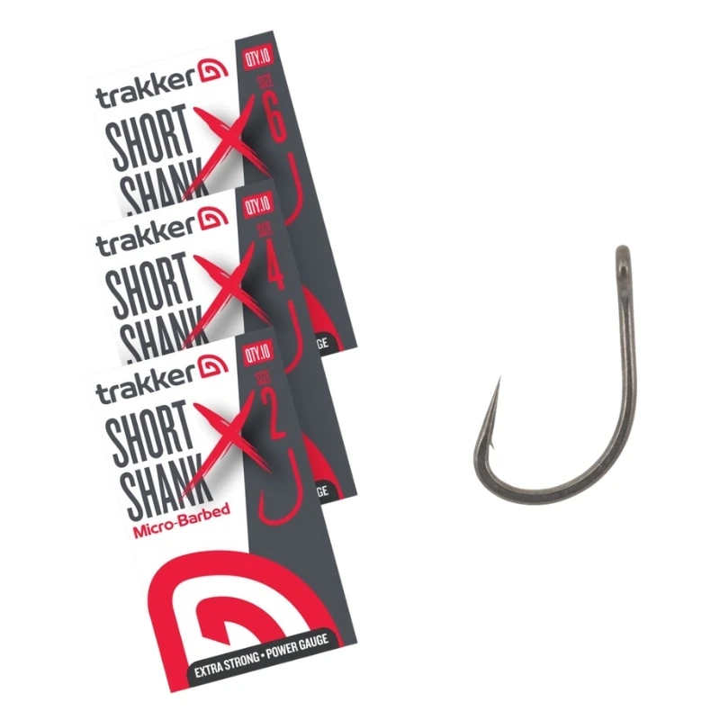 TRAKKER Short Shank XS Hooks