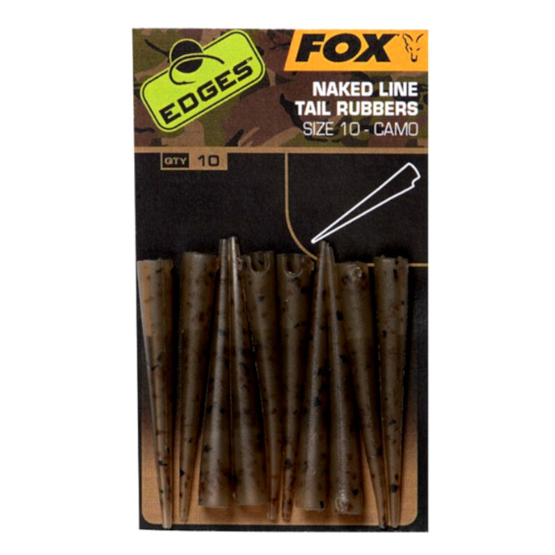 FOX Edges Camo Naked Line Tail Rubbers #10