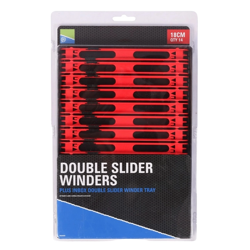 PRESTON Double Slider Winders 18cm In a Tray