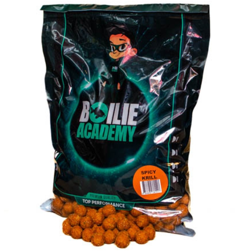 BOILIE ACADEMY Spicy Krill Boile 18mm 2,5kg