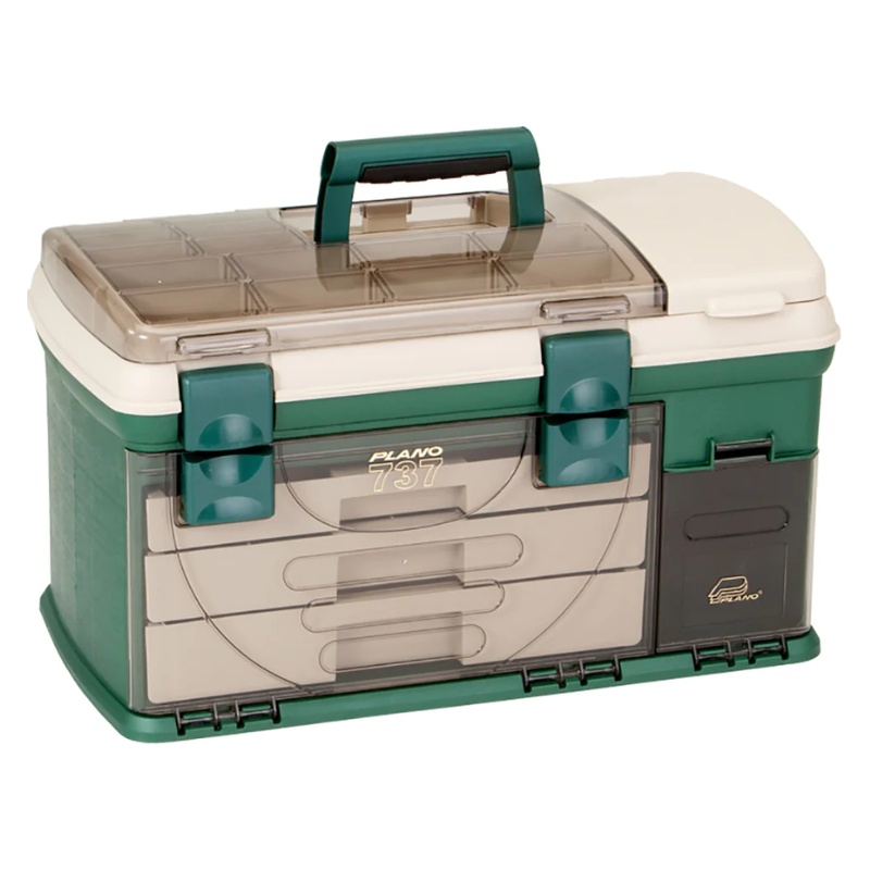 PLANO Three-Drawer Tackle Box Green/Beige