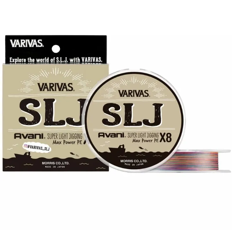 VARIVAS Avani SLJ Super Light Jigging x8 Multicolor