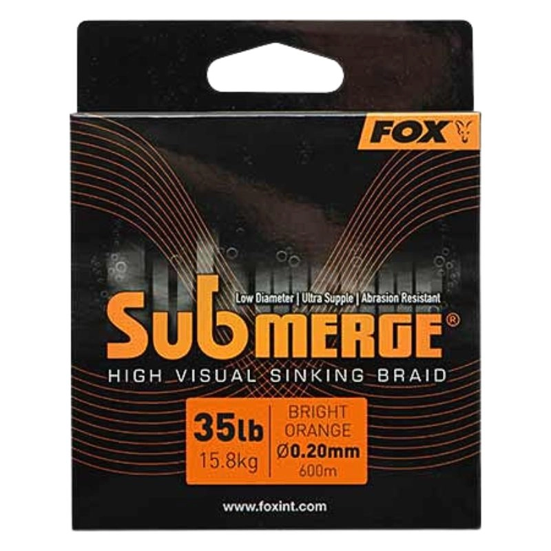FOX Submerge Orange Sinking Braid X 0,38mm 300m 