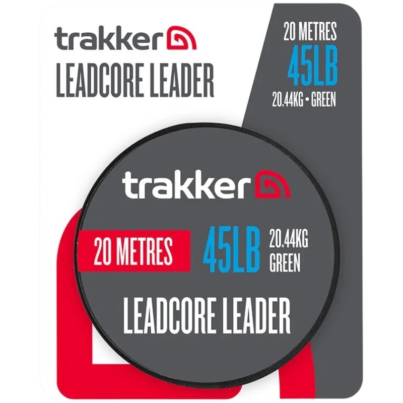 TRAKKER Leadcore Leader 45lb/20kg 20m