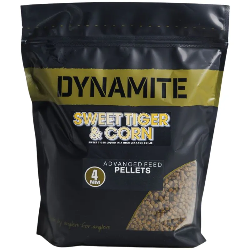 DYNAMITE BAITS Sweet Tiger & Corn Pellet