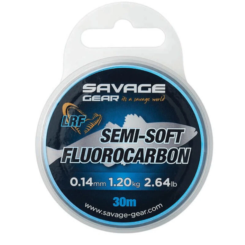 SAVAGE GEAR Semi-Soft Fluorocarbon LFR 0,14mm 30m Clear