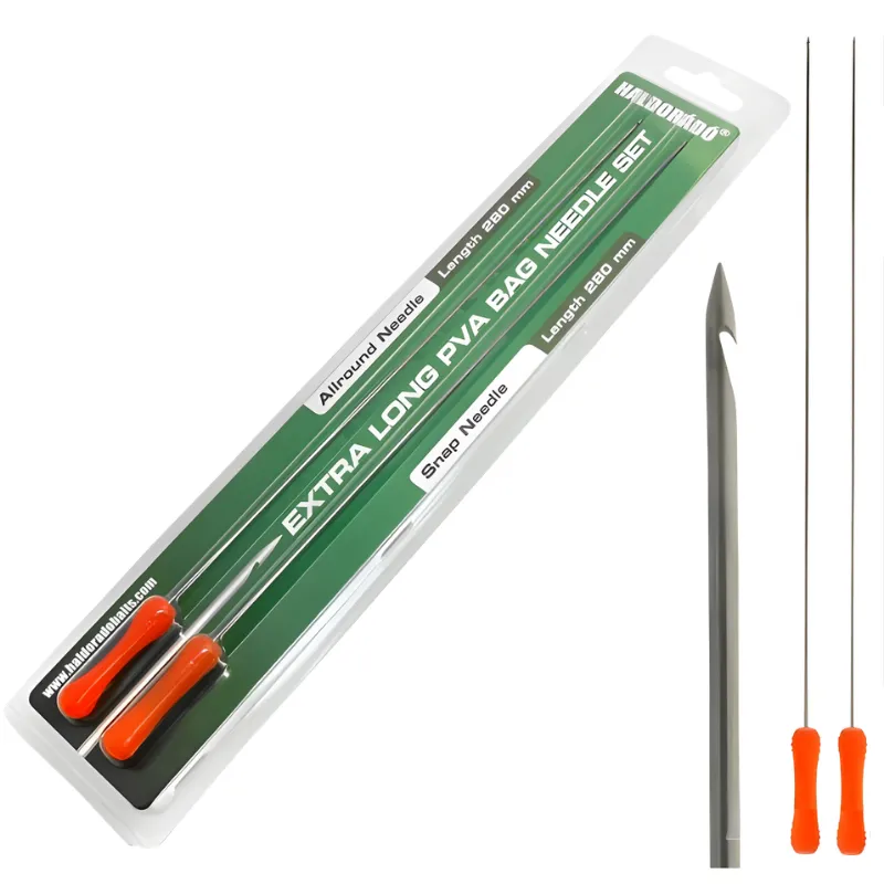 HALDORADO Extra Long PVA Bag Needle Set