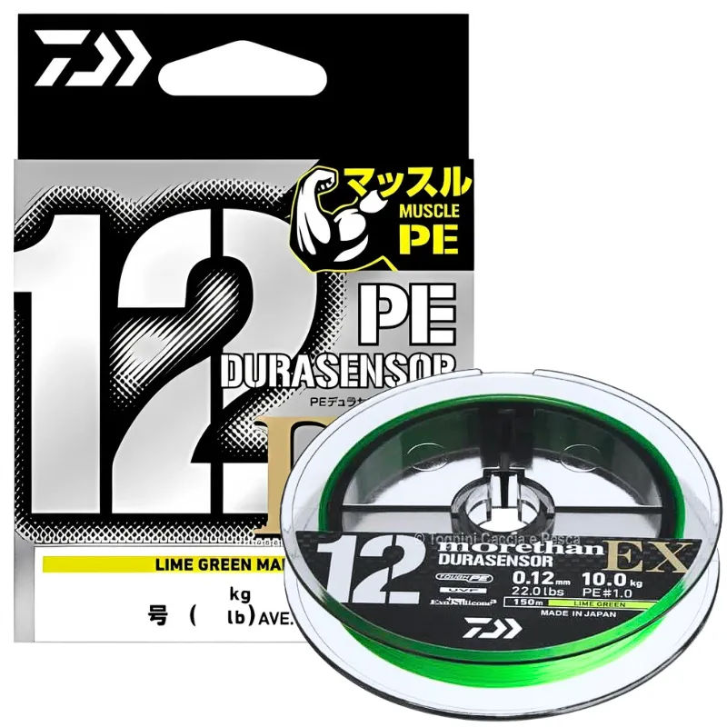 DAIWA UVF Morethan DuraSensor 12EX+Si3 Lime Green