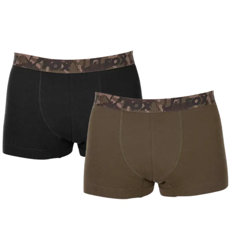 FOX Boxer Shorts Khaki / Black