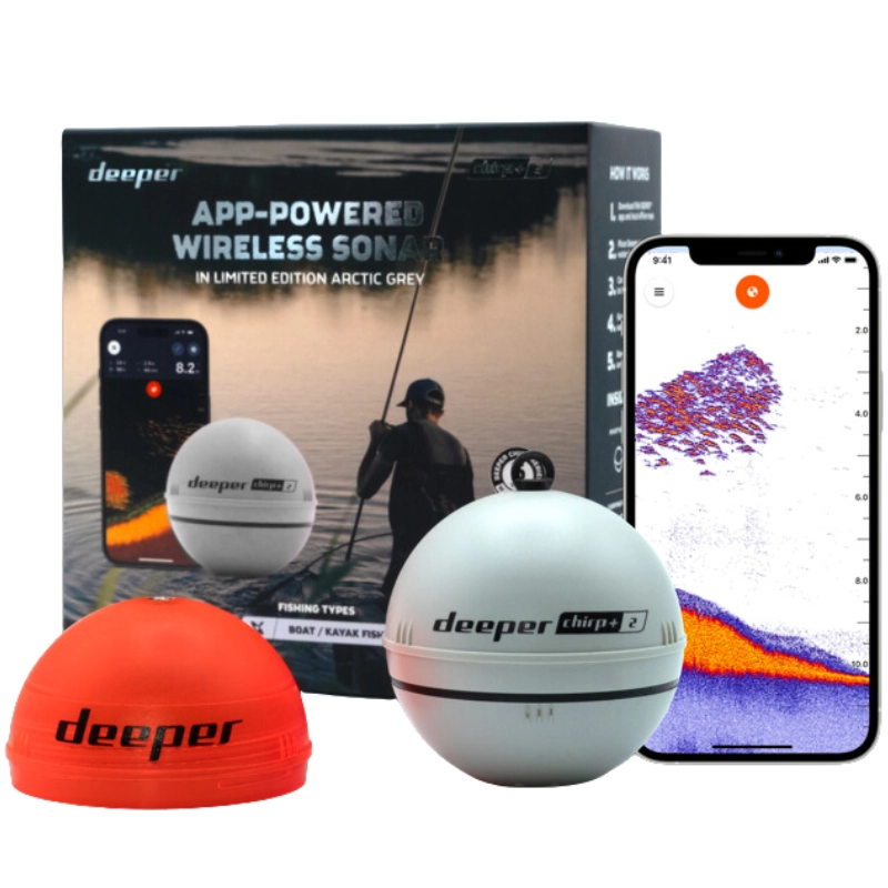 Deeper Smart Sonar CHIRP+ 2.0 Limited Edition Arctic Grey