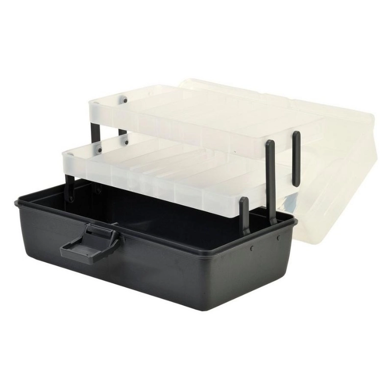 SHAKESPEARE Tackle Box 2 Cantilever Clear Black
