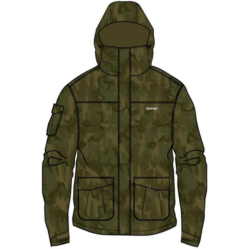 SONIK Heavy Weight Padded Jacket Camo