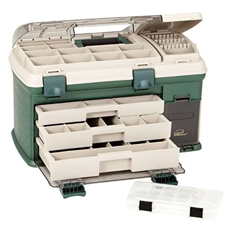 PLANO Three-Drawer Tackle Box Green/Beige
