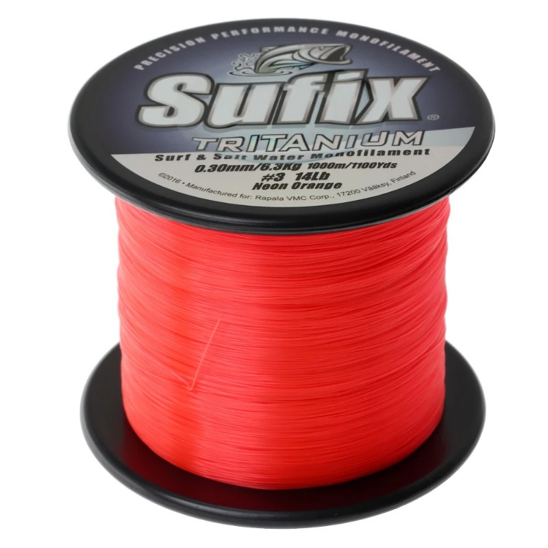 SUFIX Tritanium 0,35mm 1120m Neon Orange