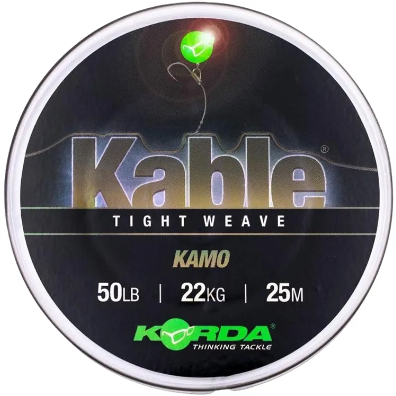KORDA Kable Tight Weave 25m Kamo