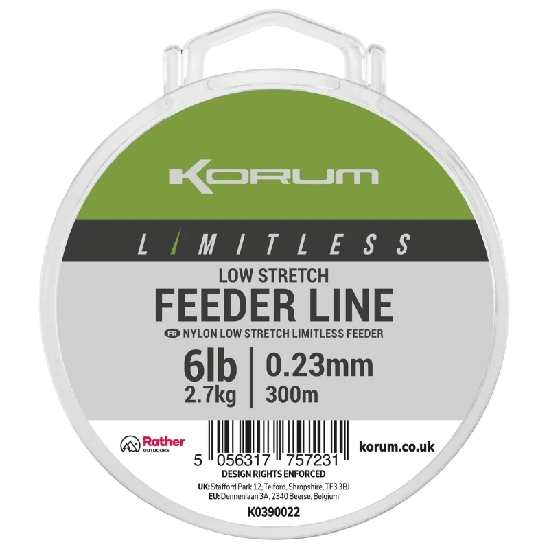 KORUM Limitless Low Stretch Feeder Line