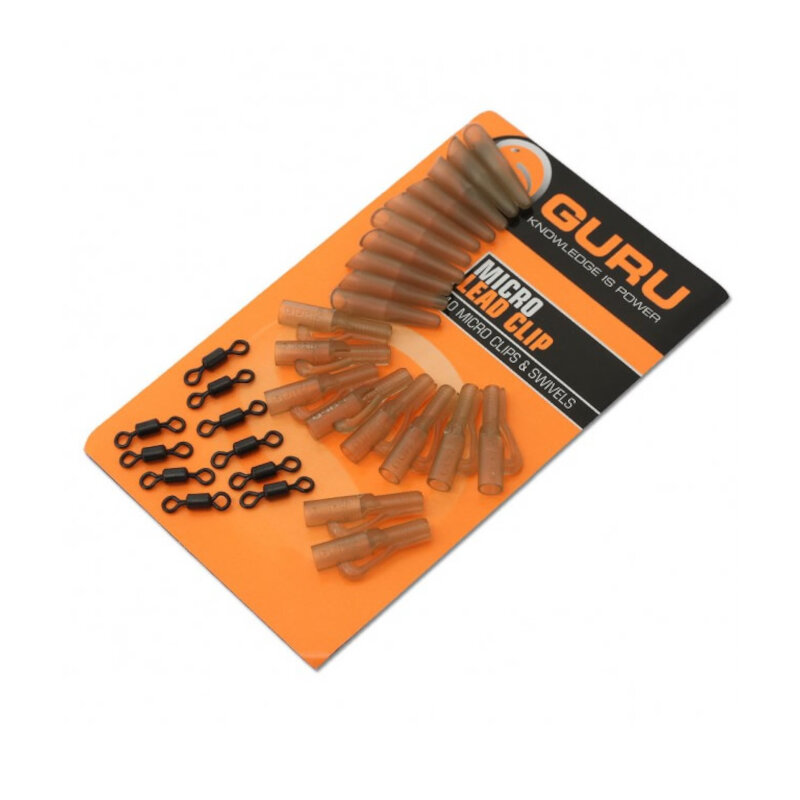 GURU Micro Lead Clip, Swivels & Tail Rubbers