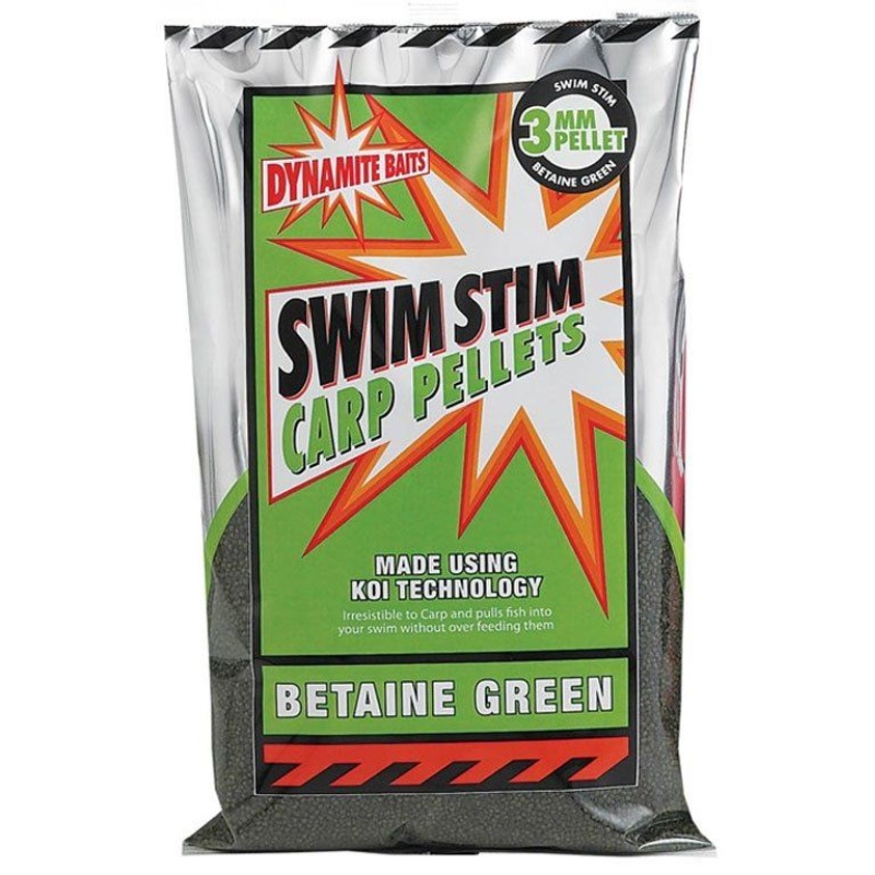 DYNAMITE BAITS Swim Stim Betaine Green Pellets 3mm 900g