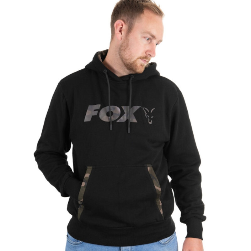 FOX Black Camo Print Hoody XL