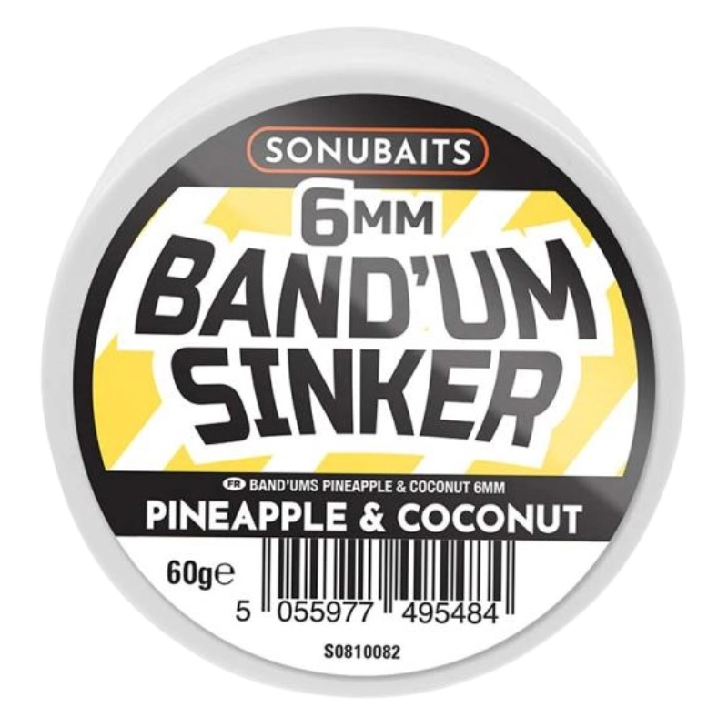 SONUBAITS Band’um Sinker Pineapple & Coconut 6mm