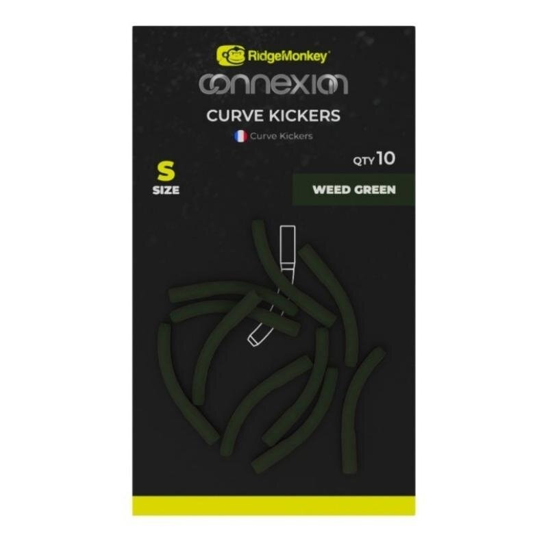 RIDGE MONKEY Connexion Curve Kickers Small Weed Green