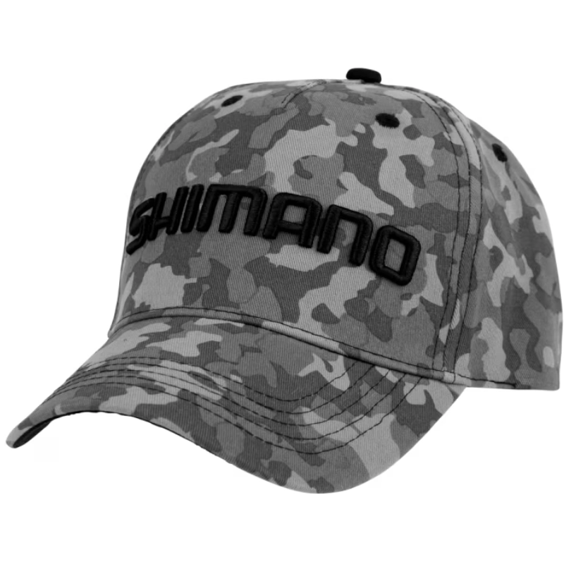 SHIMANO Cap Grey Camo