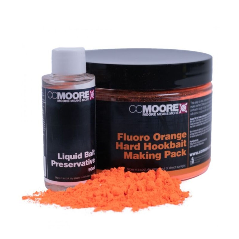 CC MOORE Hard Hookbait Making Pack Fluoro Orange 250g