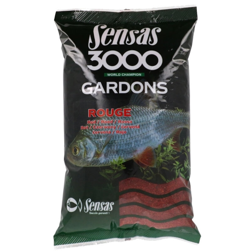 SENSAS 3000 Groundbait Gardons Red 1Kg