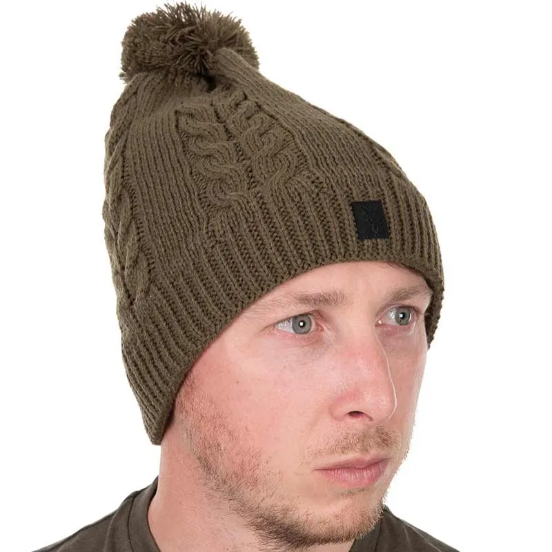 FOX Khaki Knitted Bobble