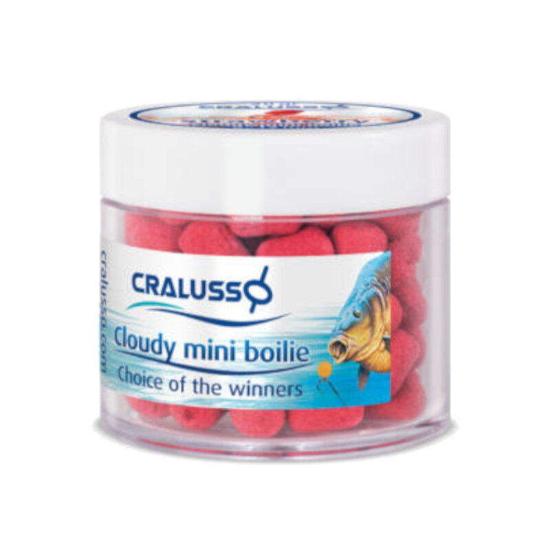 CRALUSSO Cloudy Pop Up Mini Boilie Strawberry 8x12mm 20g