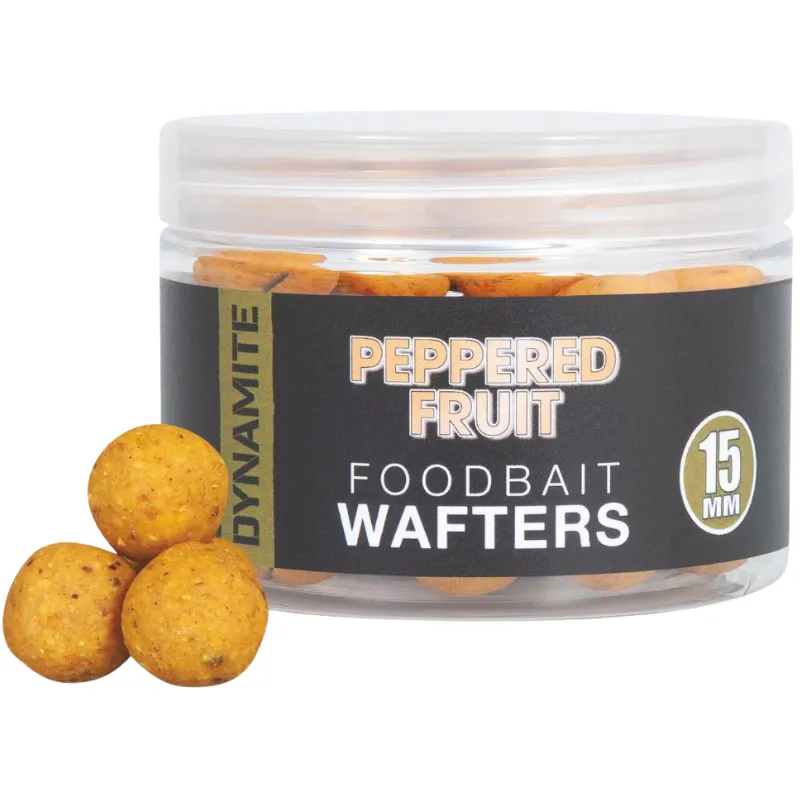 DYNAMITE BAITS Peppered Fruit Fluro Wafters