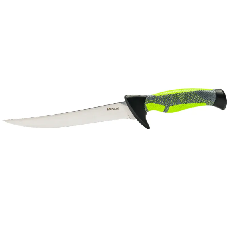 MUSTAD Fillet Nož Teflone Coated SS 18cm Zeleni