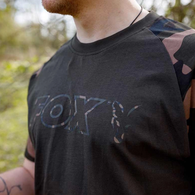 FOX Outline T-Shirt Camo/Khaki S