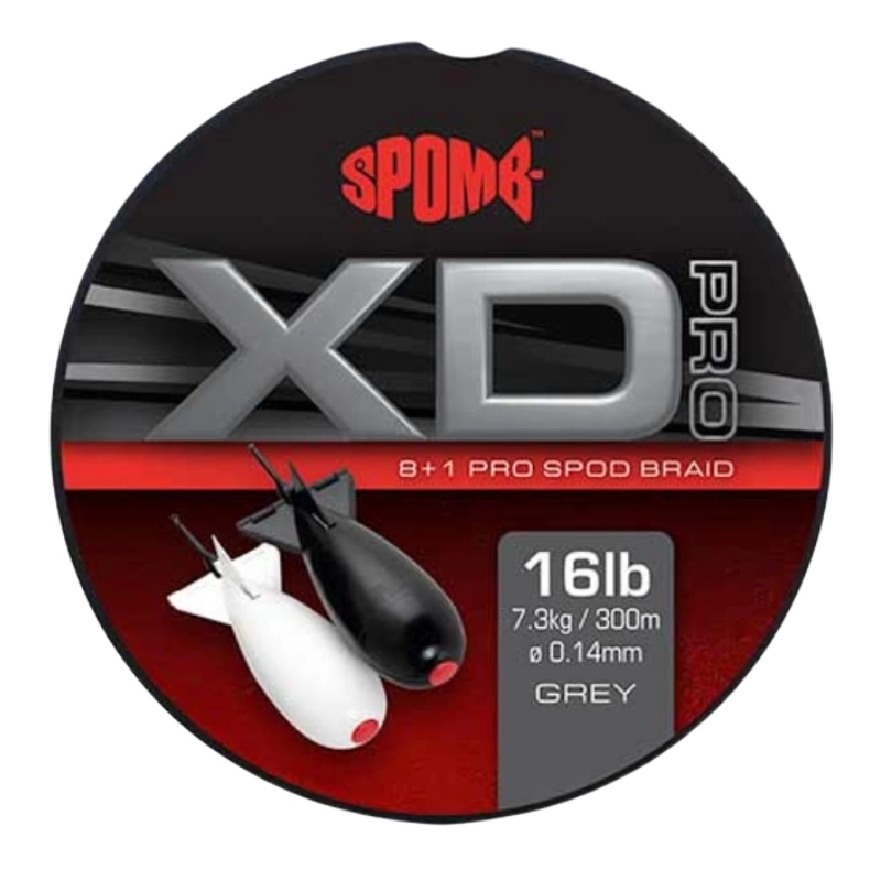 SPOMB XD Pro Braid Grey 8+1 0,14mm 300m 