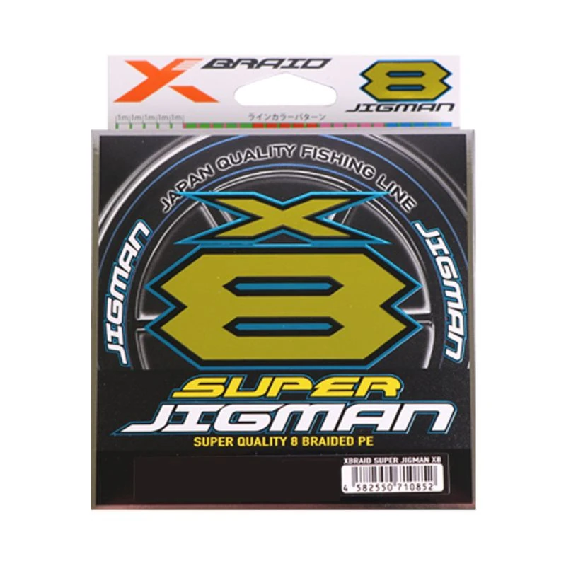 YGK X-Braid Super Jigman X8 0,16mm 200m Multikolor
