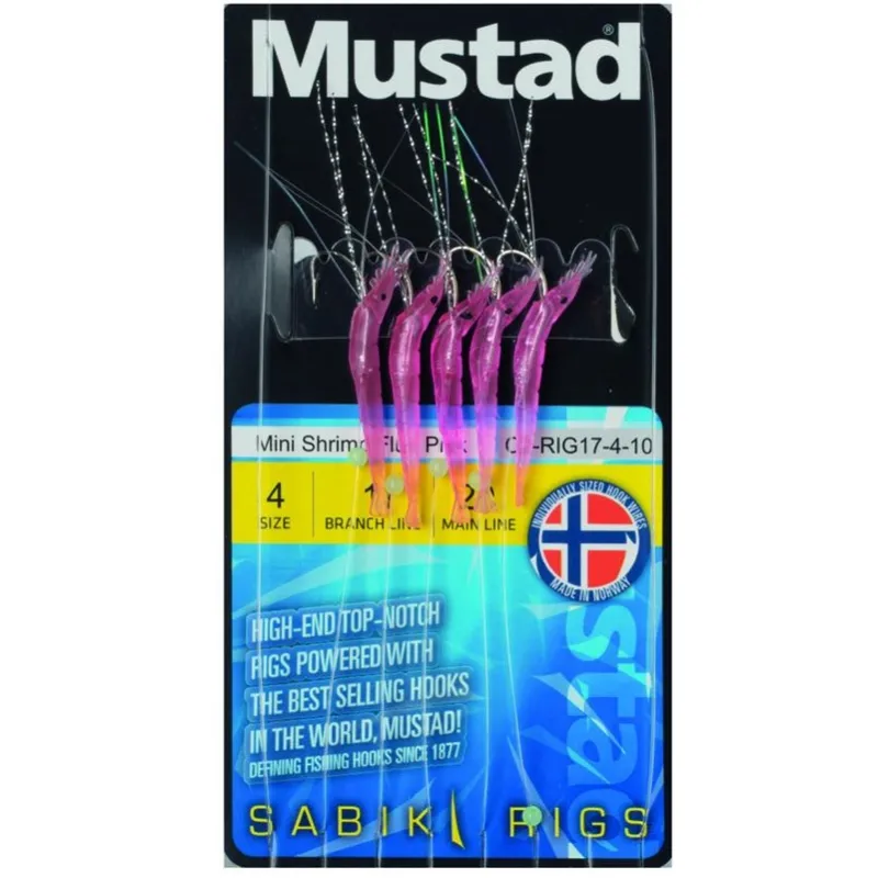 MUSTAD Sabiki Mini Shrimp Fluo Pink