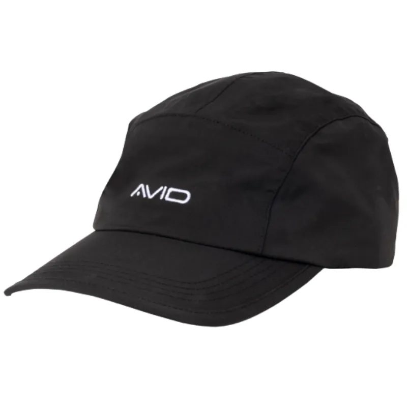 AVID CARP Stealth Black Waterproof 5-Panel Cap