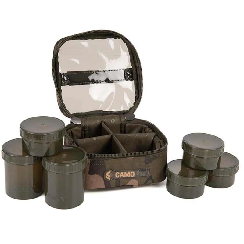 FOX Camolite Hookbait Case 6 Pot