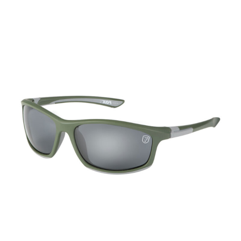 FOX Sunglasses Green/Silver With Grey Lense
