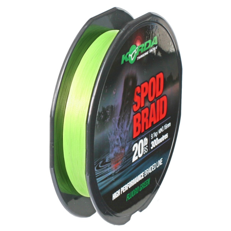 KORDA Spod Braid 0,16mm 300m Fluoro Green