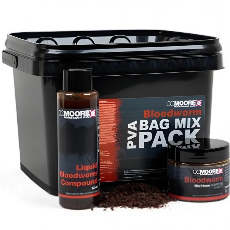CC MOORE PVA Bag Mix Pack Bloodworm 1kg