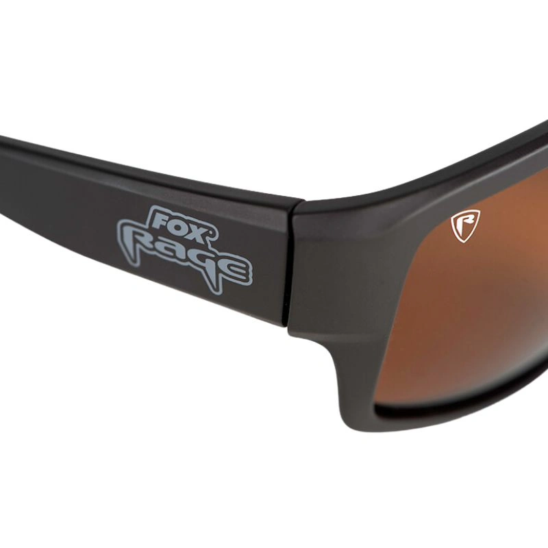 FOX RAGE Grey Wrap Sunglasses Brown Mirror Lense