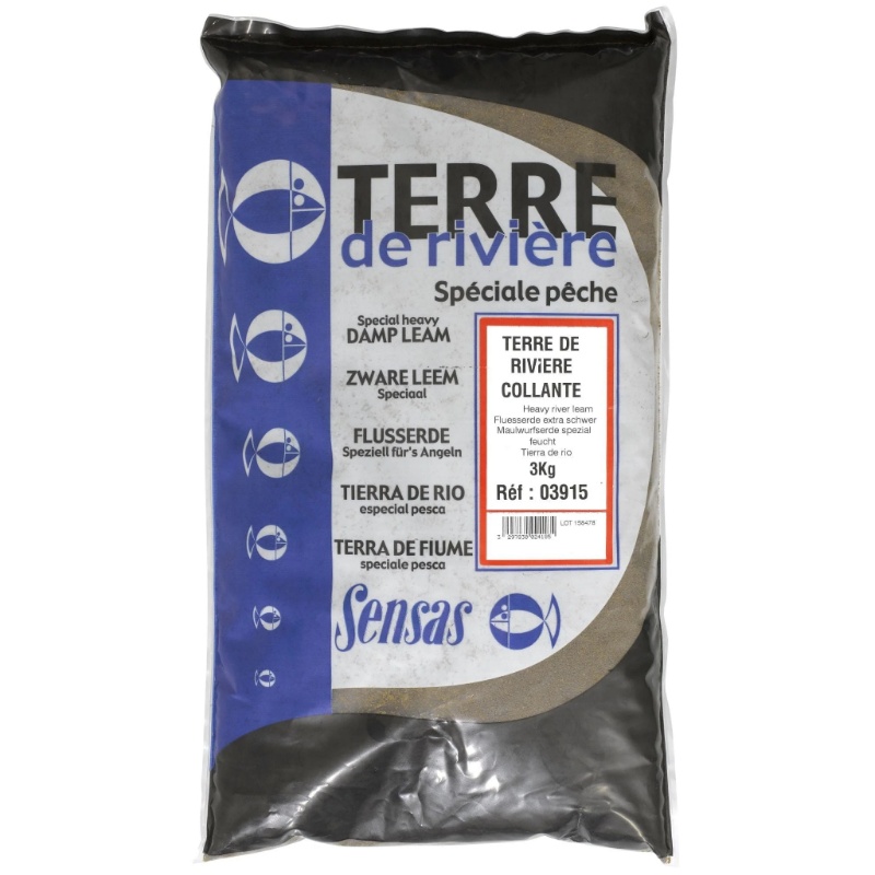 SENSAS Sticky Terre De Riviere 3Kg